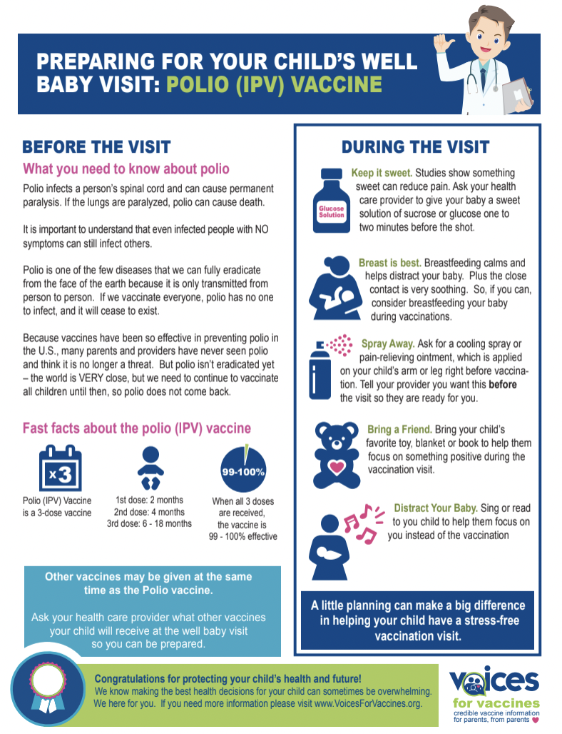 Download the Polio IPV Vaccine PDF Fact Sheet